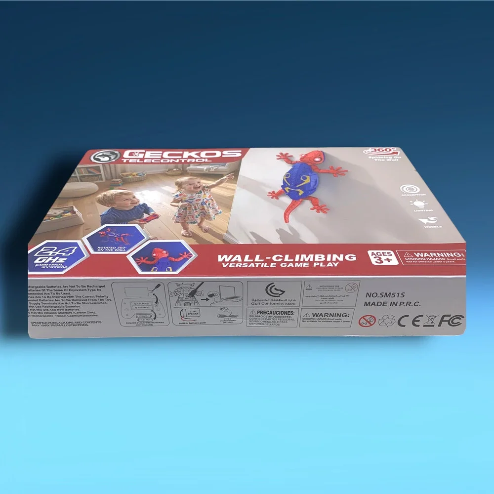 Geckos Telecontrol RC Wall Climbing Gecko Remote Control Lizard Toy New Sealed